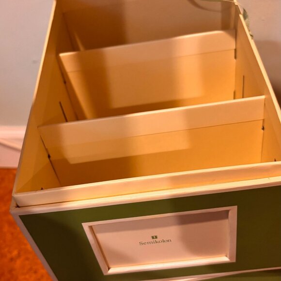 3 Semikolon CD/Photos Box Lime  - set of 3 matching boxes - Picture 3 of 13